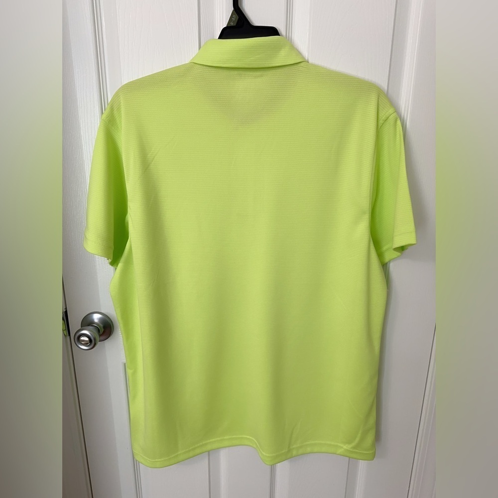 Reebok Men's Bright Lime Polo Shirt - Picture 9 of 10